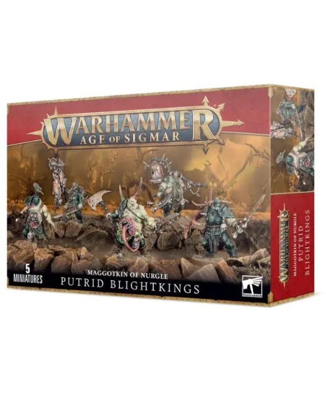 Maggotkin of Nurgle: Putrid Blightkings Maggotkin of Nurgle: Putrid Blightkings