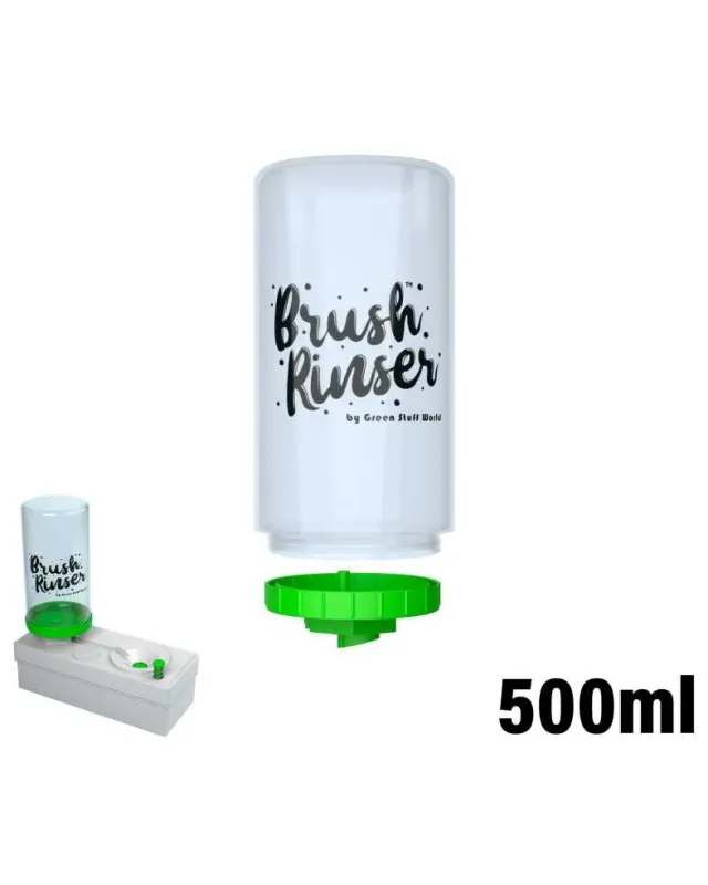 Green Stuff World: 500ml Brush Rinser Bottle Green Green Stuff World: 500ml Brush Rinser Bottle Green