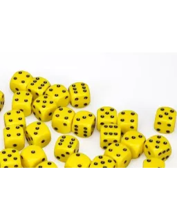 20 x 12mm D6 Dice Set - Yellow