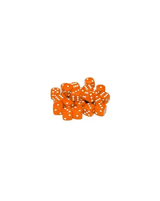 20 x 12mm D6 Dice Set - Orange