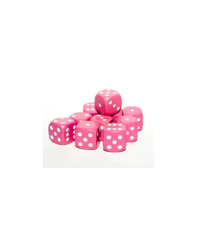 20 x 12mm D6 Dice Set - Pink 20 x 12mm D6 Dice Set - Pink