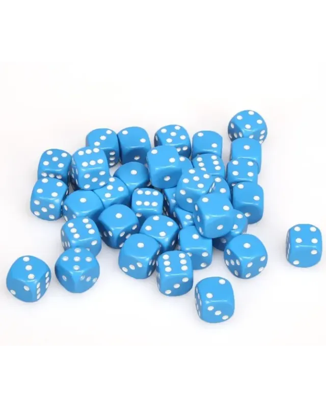 20 x 12mm D6 Dice Set - Light Blue 20 x 12mm D6 Dice Set - Light Blue