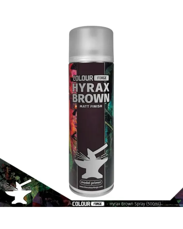 Hyrax Brown Colour Forge - Spray - 500ml Hyrax Brown Colour Forge - Spray - 500ml