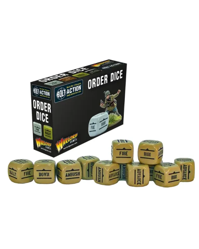 Warlord Order Dice - Sand