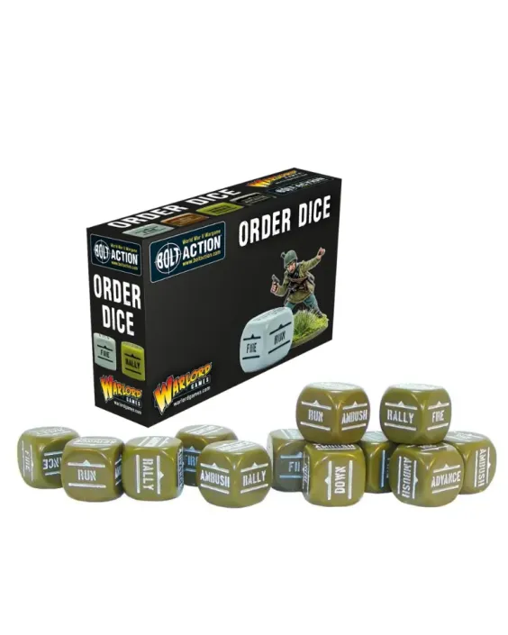 Warlord Order Dice - Olive Drab