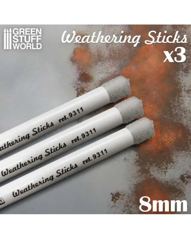 Green Stuff World: Weathering Brushes 8mm Green Stuff World: Weathering Brushes 8mm