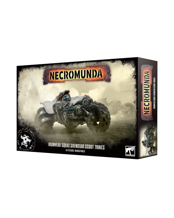 Necromunda Ironhead Squat Svenotar Scout Trikes