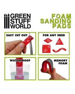 Foam Sanding Pads - FINE GRIT ASSORTMENT x20