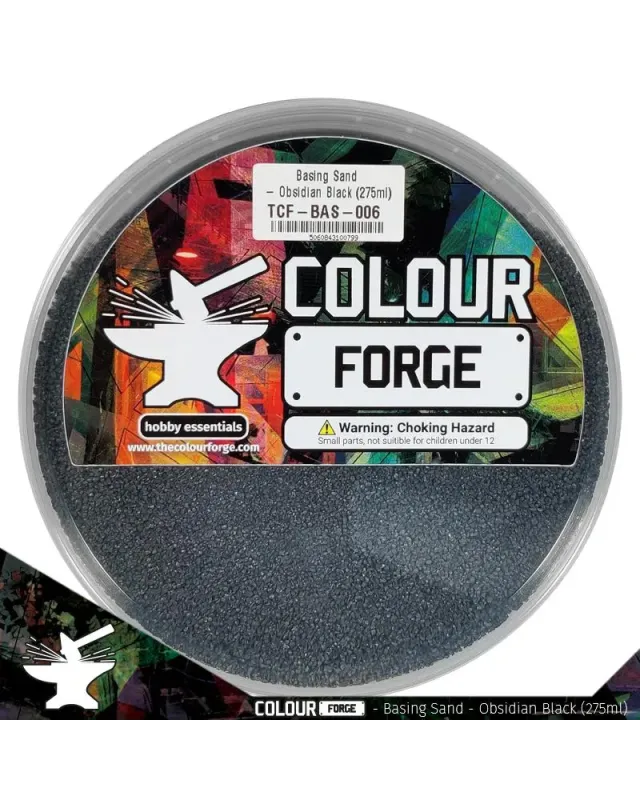 Colour Forge Basing Sand - Obsidian Black Colour Forge Basing Sand - Obsidian Black