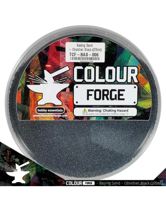 Colour Forge Basing Sand - Obsidian Black