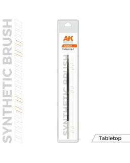 Ak Synthetic Tabletop Brush – Size 1