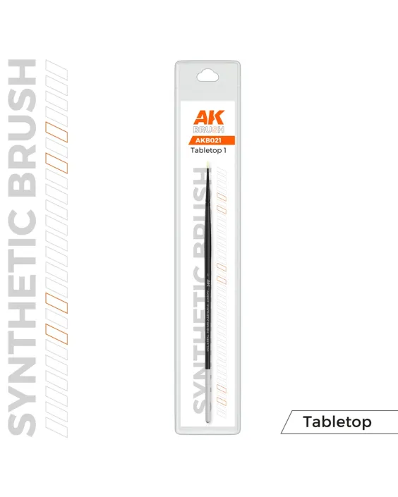 Ak Synthetic Tabletop Brush – Size 1