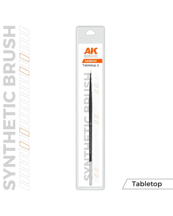 Ak Synthetic Tabletop Brush – Size 2