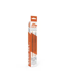 Basics Syntethic Brushes Set (3 Brushes)