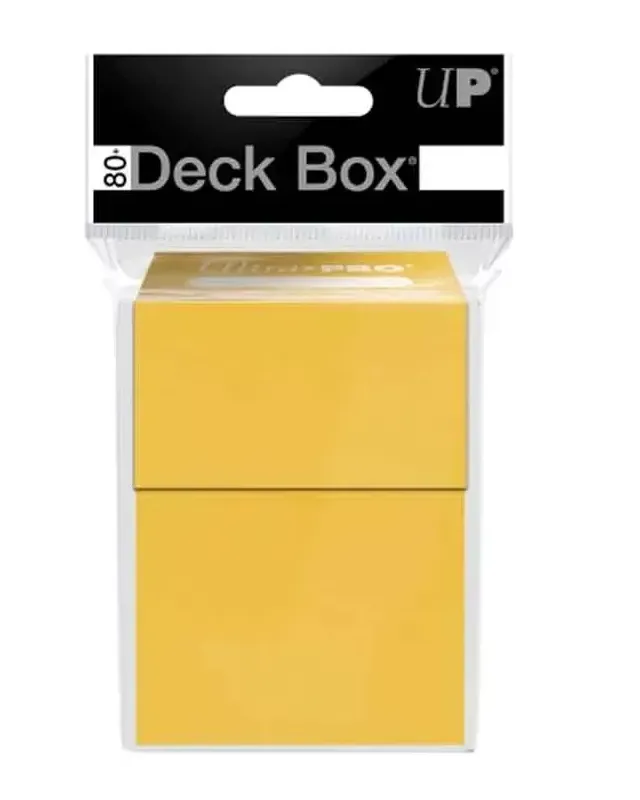 Ultra Pro Deck Box - Yellow Ultra Pro Deck Box - Yellow