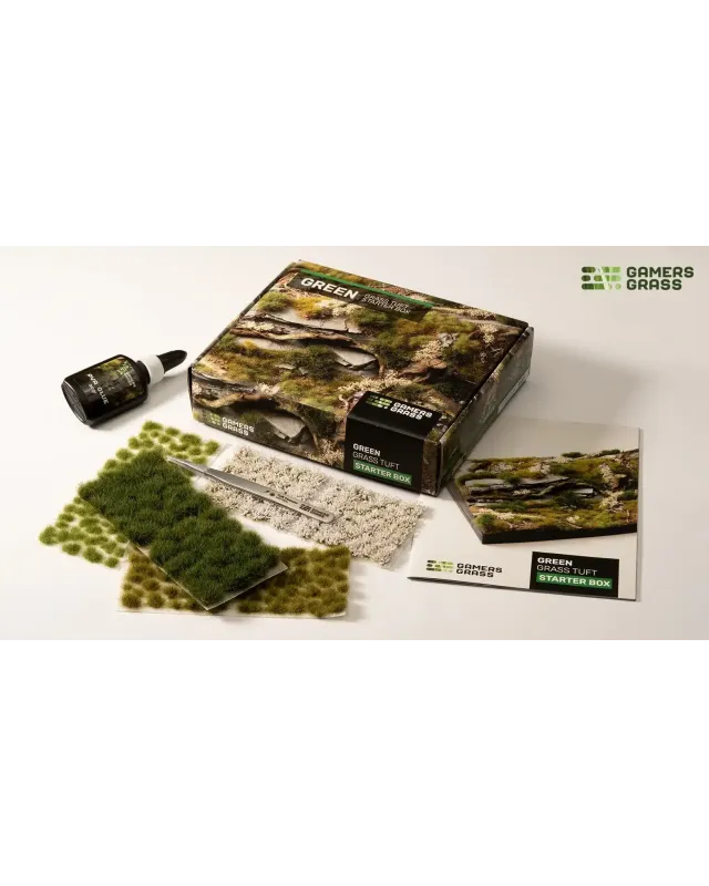 Gamers Grass Tuft Starter Box - Green