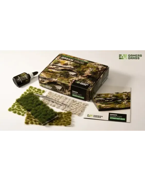 Gamers Grass Tuft Starter Box - Green