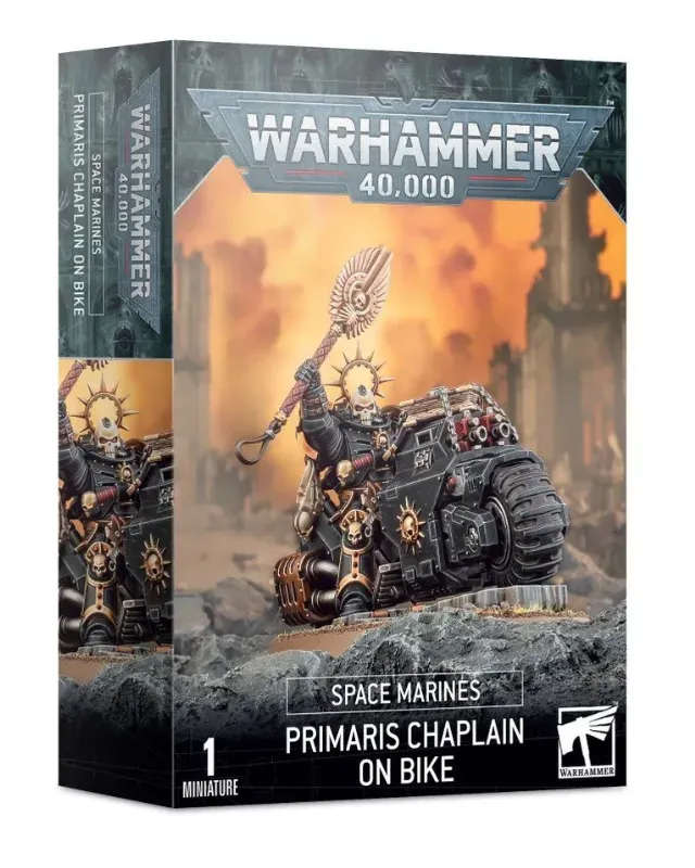 Space Marines: Primaris Chaplain on Bike Space Marines: Primaris Chaplain on Bike