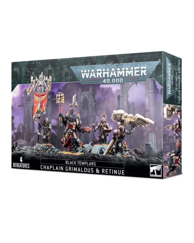 Black Templars Chaplain Grimaldus & Retinue
