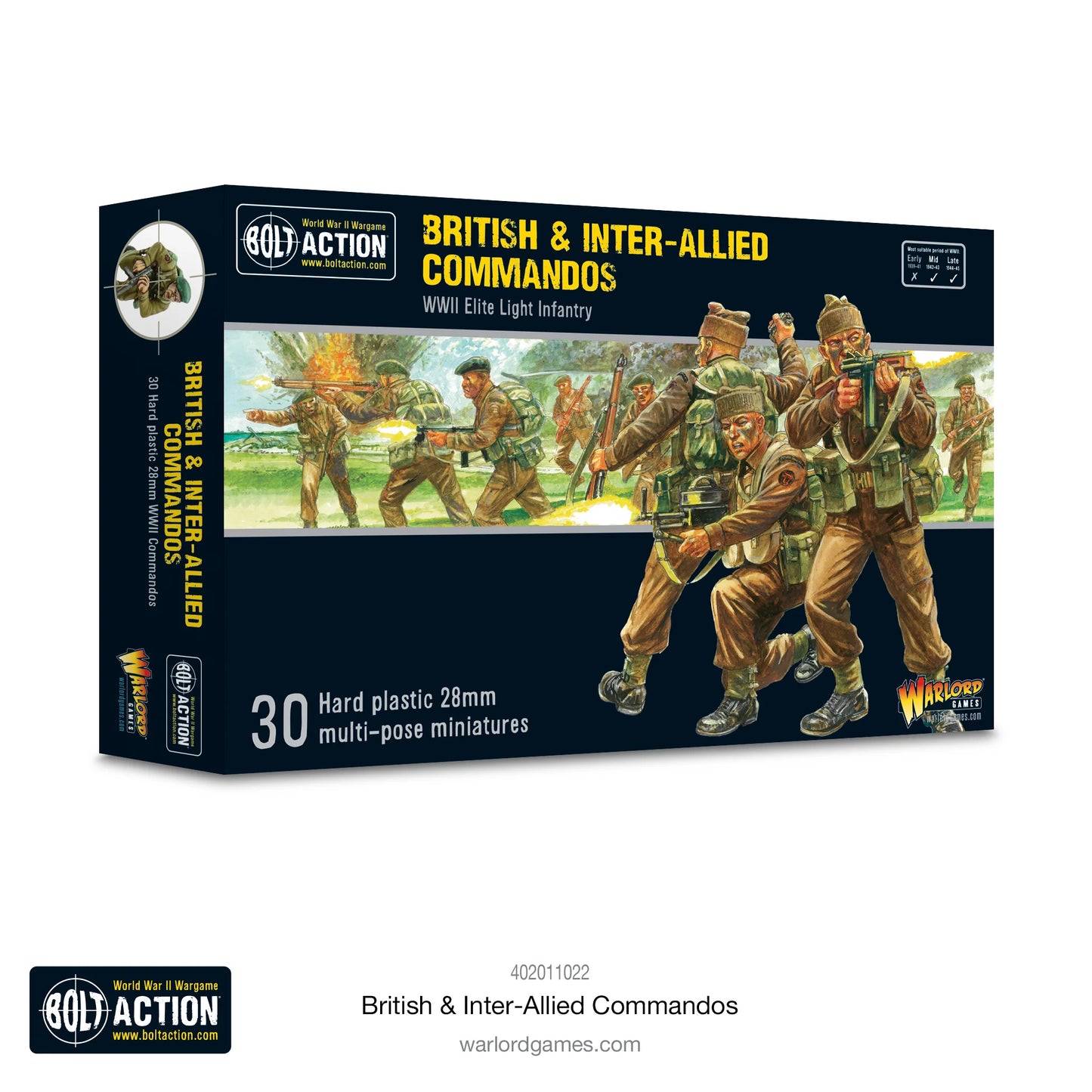 Bolt Action:British and Inter-Allied Commandos ( WWII Elite Light Infantry)