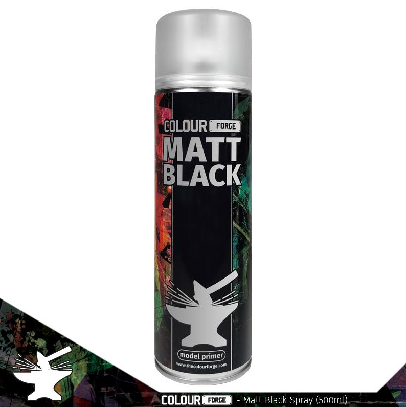 Matt Black Colour Forge - Spray - 500ml