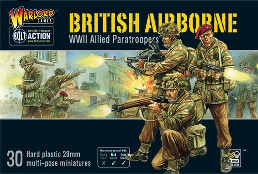 Bolt Action: British Airborne WWII Allied Paratroopers