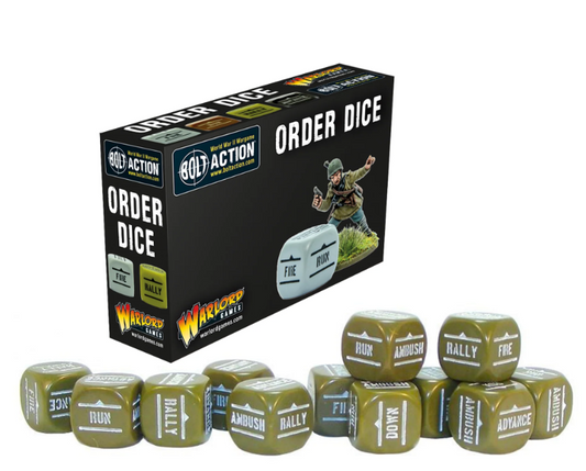 Warlord Order Dice - Olive Drab