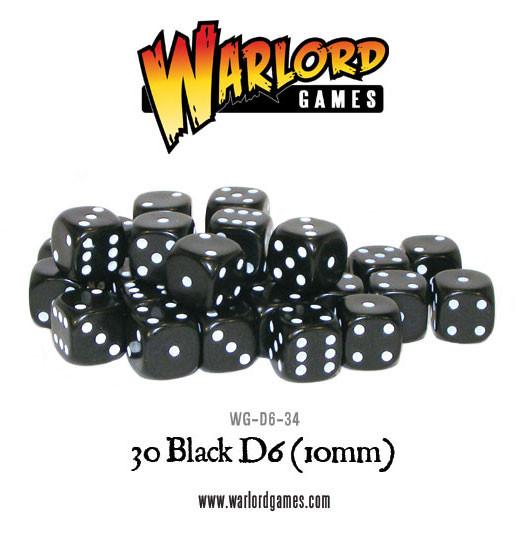 Warlord Games Black D6