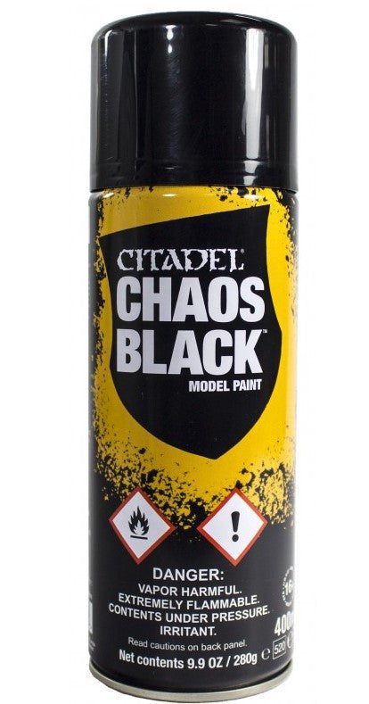 Chaos Black Citadel Paints - Spray - 400ml
