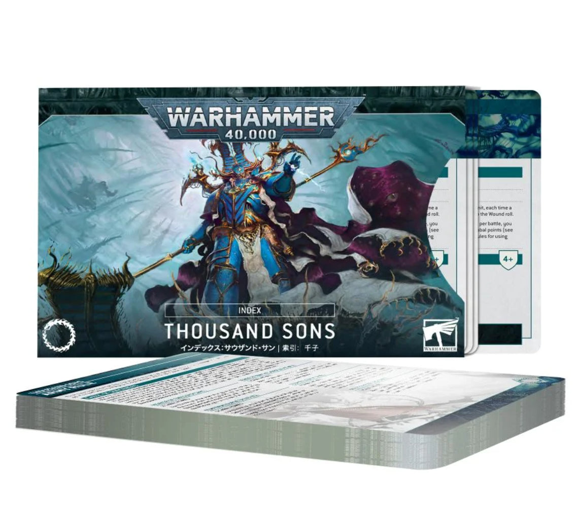Thousand Sons Index Cards