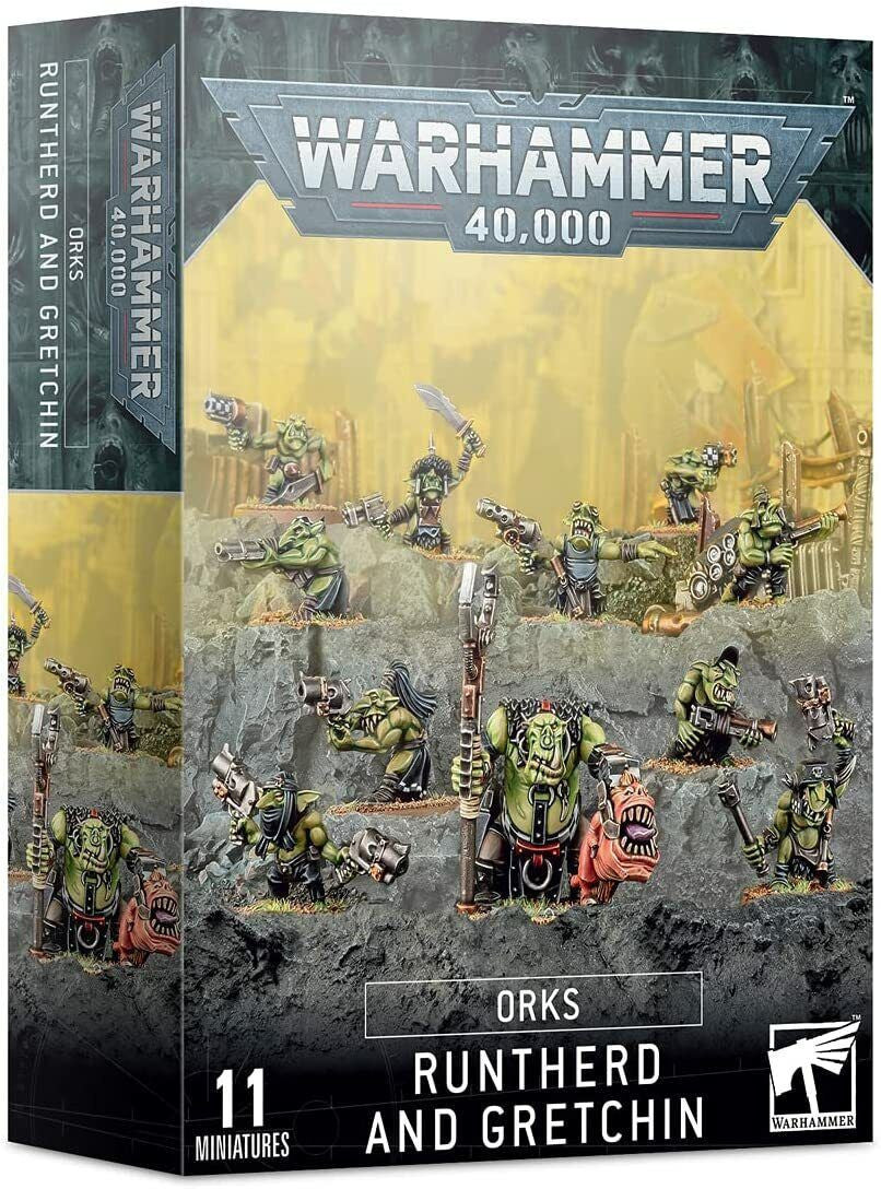 Warhammer 40K Orks Runtherd And Gretchin